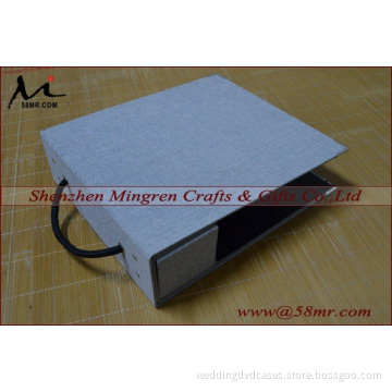 Hot Design Fabric Linen Velvet DIY Self Mount Swatch Sample Book Cover with Screw Binding